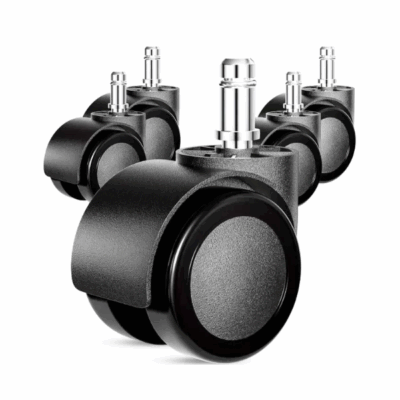 סט גלגלי סיליקון שקטים לכיסא מנהלים | קפרה כסאות