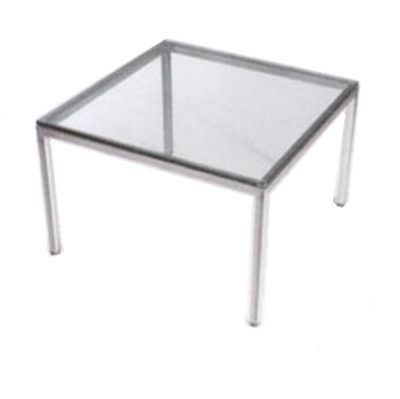 שולחן פלטת זכוכית קאן מרובע