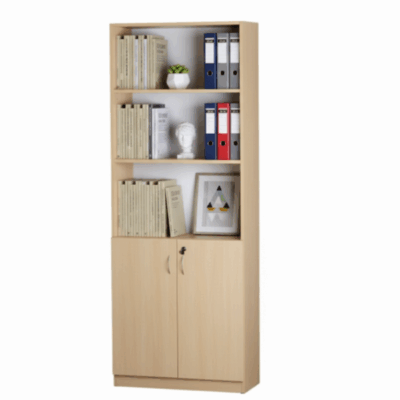 כוננית משרדית משולבת מורכבת ומוכנה לשימוש ארון אחסון קלסרים עם דלתות | קפרה