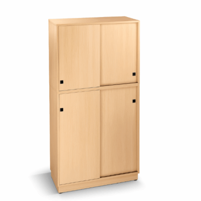 ארון ארכיב גבוה 4 דלתות הזזה ארון אחסון קלסרים גדול | קפרה