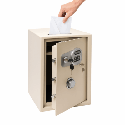 כספת לחתונה ואירועים 55 ק"ג דגם EK1-750 עם חריץ מעטפות | קפרה