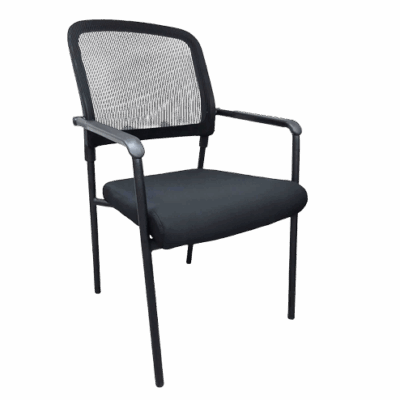 כסא המתנה ואירוח עם גב רשת וידיות טופ לסטר