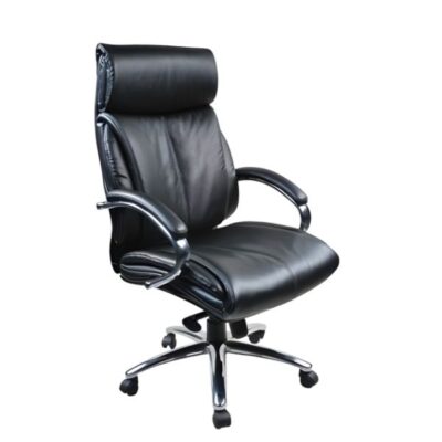 כסא מנהלים דירקטור גב גבוה מרופד דמוי עור, מגיע מורכב | קפרה