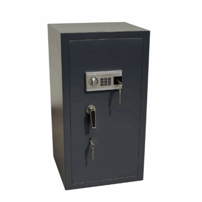 כספת פלדה כבדה 163 קג 100DK בגובה 100 ס"מ עם נעילה כפולה קפרה