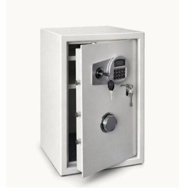 כספת דיגיטלית כבדה MDEK-750 בצבע קרם עם נעילה כפולה | קפרה