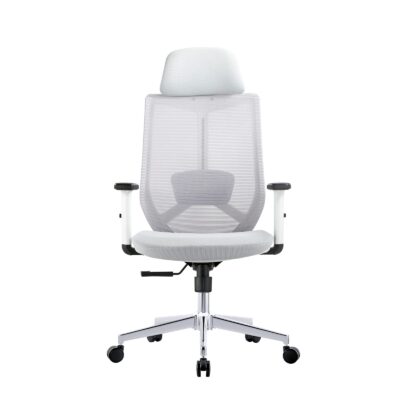 כסא מחשב אפור רוניטק עם משענת ראש | קפרה