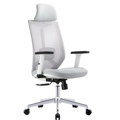 כסא מחשב אפור רוניטק עם משענת ראש | קפרה