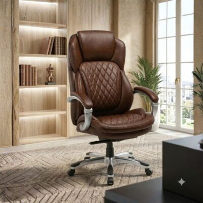 סא מנהלים רוני פייזלי בצבע חום עם גב גבוה | קפרה