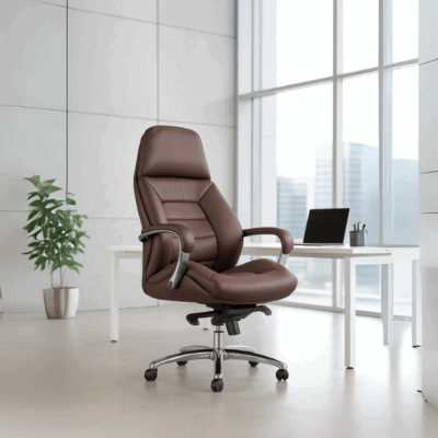 כסא מנהלים חום ריינג'רס | קפרה כסאות מנהלים