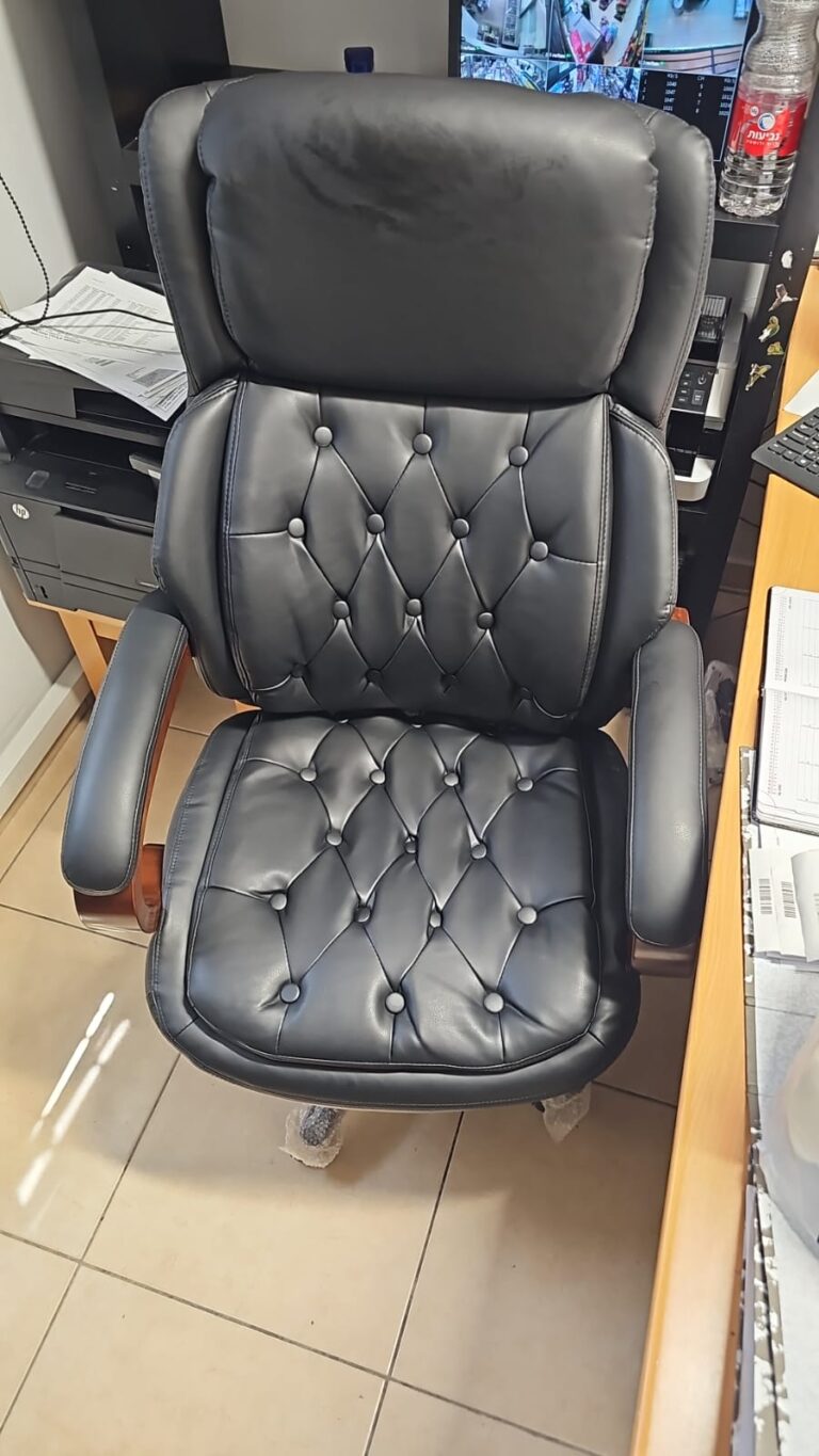 כסא מנהלים נאפה שילוב עץ photo review