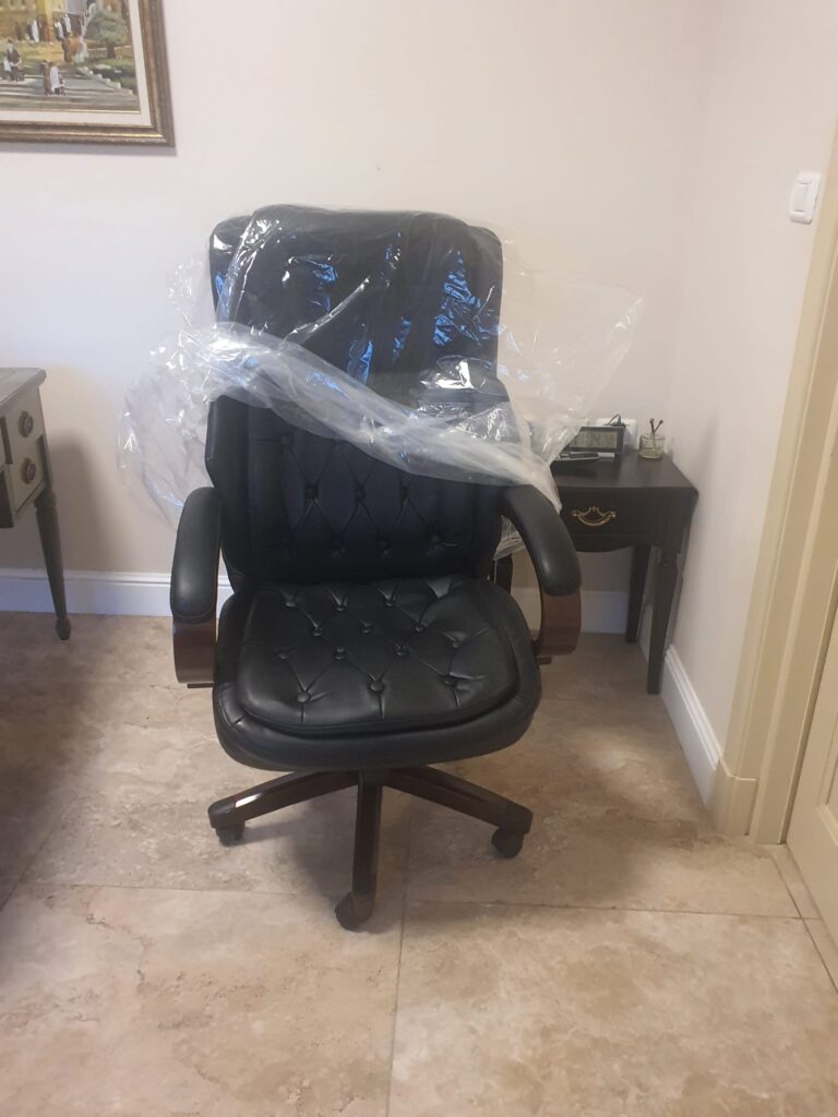 כסא מנהלים נאפה שילוב עץ photo review