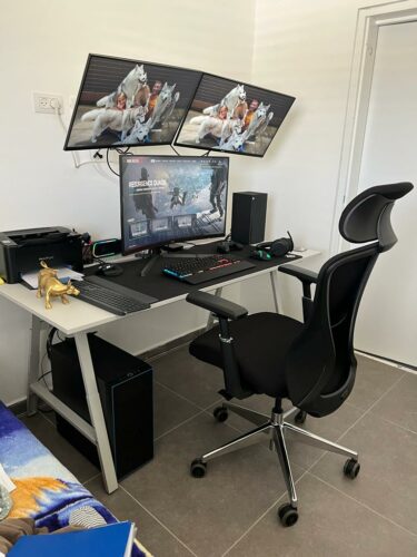 כסא מנהלים ארגונומי אלה עם משענת ראש photo review