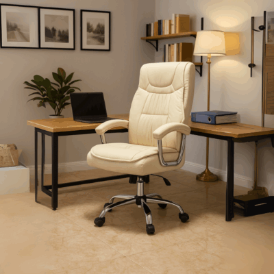 כסא מנהלים קרם כיסא מנהלים בז' ונצואלה | קפרה כסאות מנהלים