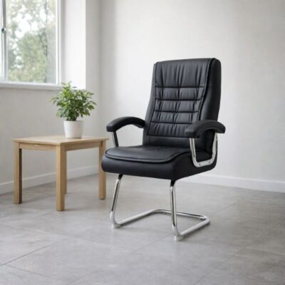 כסא המתנה בוליביה – כסא לחדר ישיבות דמוי עור, מגיע מורכב | קפרה