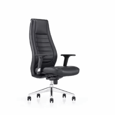 כסא מנהלים יוקרתי קומפורט פלוס שחור קפרה Kapra | מגיע מורכב ומוכן לישיבה