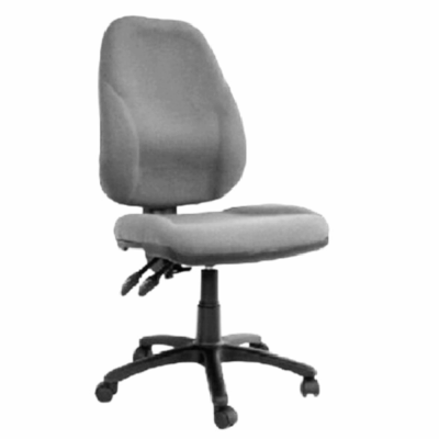 כסא מחשב ללא ידיות טופ גפן אפור בהיר | קפרה כסאות