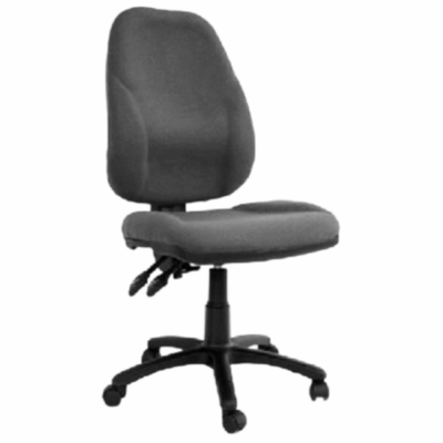 כסא מחשב ללא ידיות טופ גפן אפור כהה | קפרה כסאות