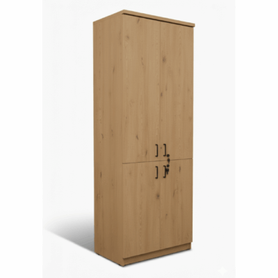 ארון משרדי גבוה 4 דלתות ארון ארכיב עץ לאחסון נוח | קפרה ריהוט משרדי