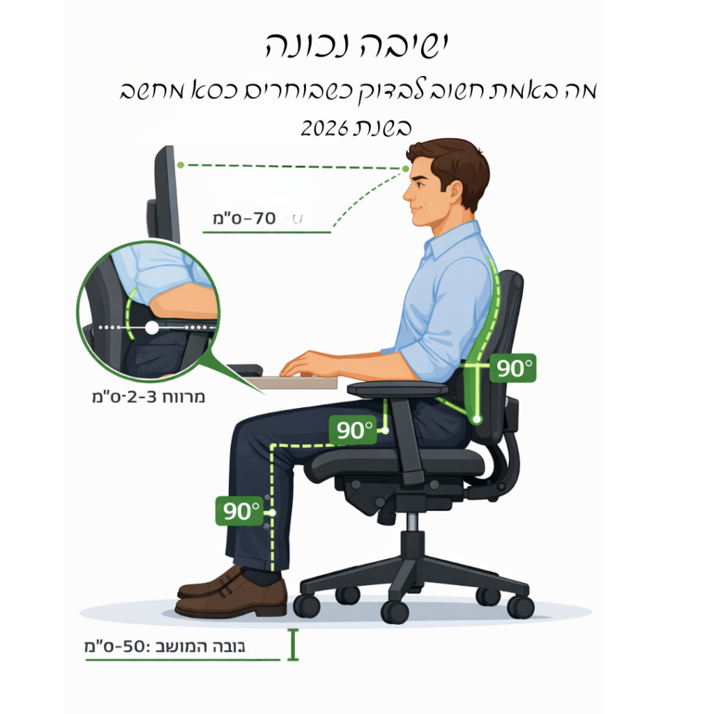מה באמת חשוב לבדוק כשבוחרים כסא מחשב בשנת 2026