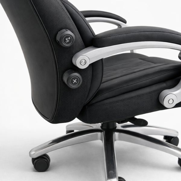 כסא מנהלים רחב לישיבה ממושכת פייזלי דאבל בק – מגיע מורכב – תמונה 5