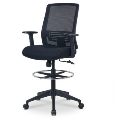 כסא שרטט ארגונומי גבוה דגם גברי עם גב רשת - מגיע מורכב | קפרה